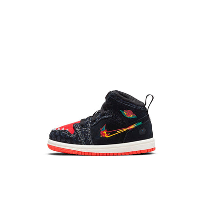 Air Jordan Toddlers Retro 1 Mid Se Td 'Siempre Familia' Sneakers