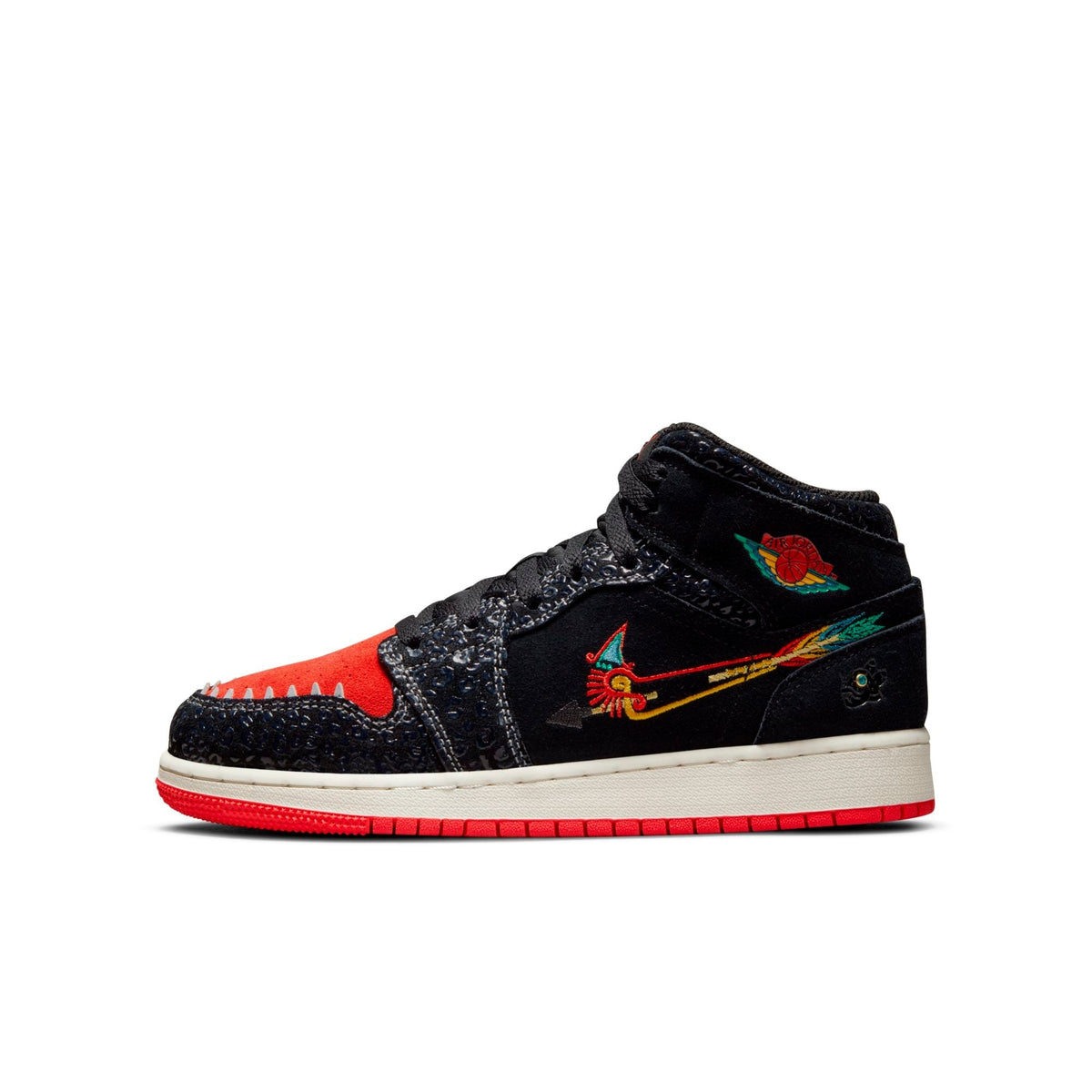 Air Jordan Grade School Retro 1 Mid Gs 'Siempre Familia' Sneakers