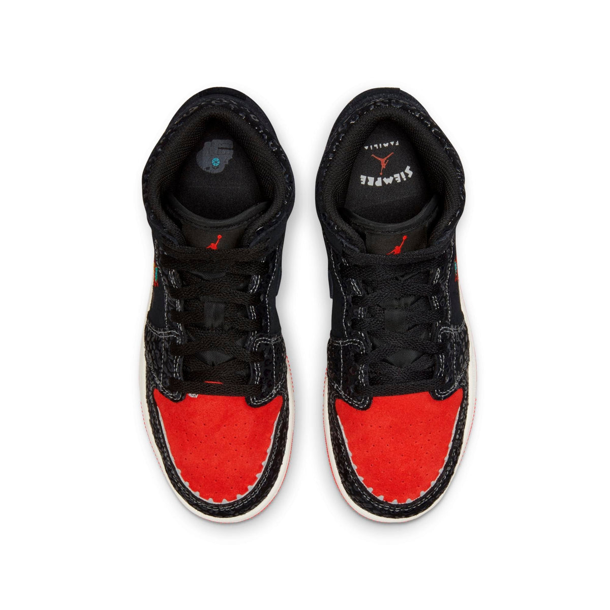 Air Jordan Grade School Retro 1 Mid Gs 'Siempre Familia' Sneakers