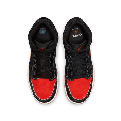 Air Jordan Grade School Retro 1 Mid Gs 'Siempre Familia' Sneakers