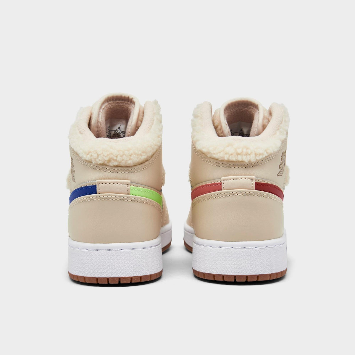 Air Jordan Grade School Retro 1 Mid Utility 'Fleece Pearl White' Gs Sneakers