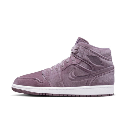 Air Jordan Women's Retro 1 Mid Se 'Purple Velvet' Sneakers