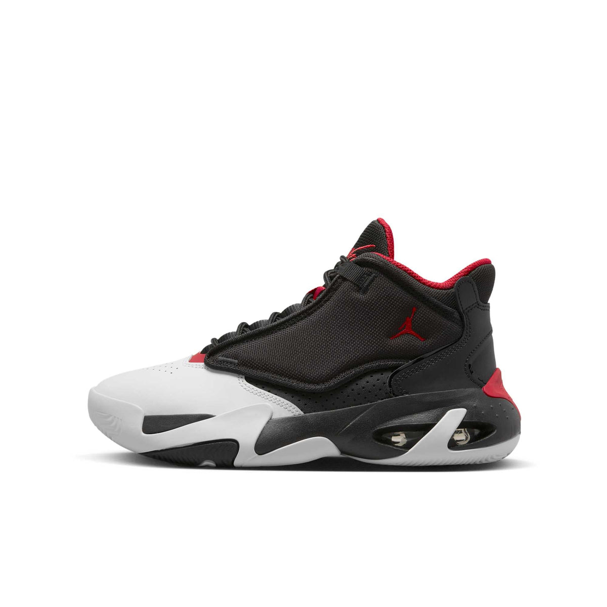 Air Jordan Grade School Max Aura 4 'Black White Gym Red Gs' Sneakers