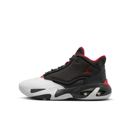 Air Jordan Grade School Max Aura 4 'Black White Gym Red Gs' Sneakers