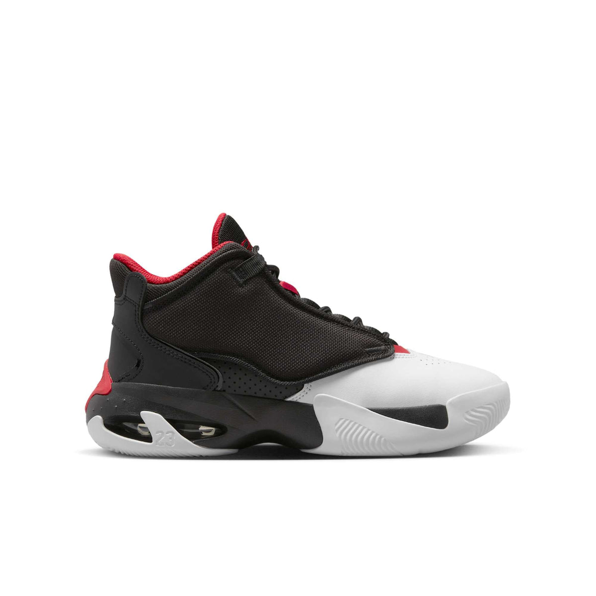 Air Jordan Grade School Max Aura 4 'Black White Gym Red Gs' Sneakers