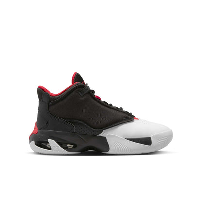 Air Jordan Grade School Max Aura 4 'Black White Gym Red Gs' Sneakers