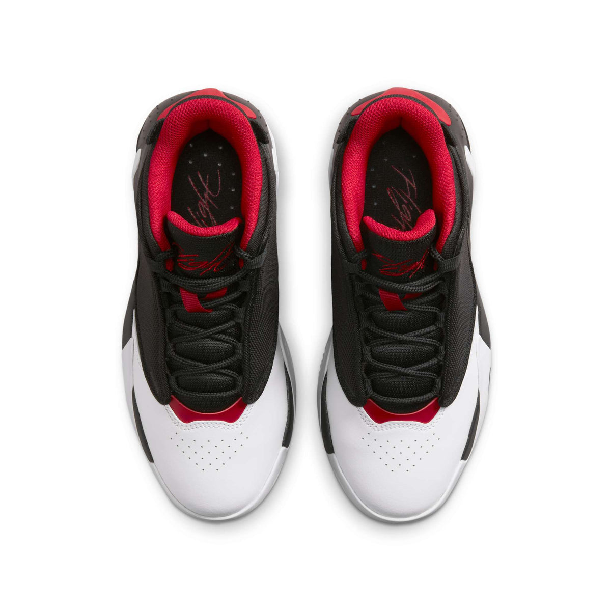 Air Jordan Grade School Max Aura 4 'Black White Gym Red Gs' Sneakers