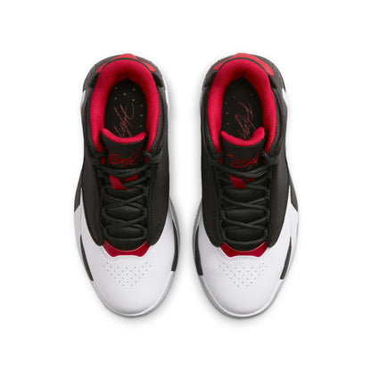 Air Jordan Grade School Max Aura 4 'Black White Gym Red Gs' Sneakers