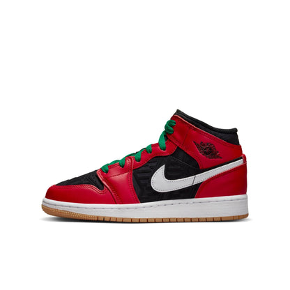 Air Jordan Youth Retro 1 Mid Se 'Christmas' Gs Sneakers