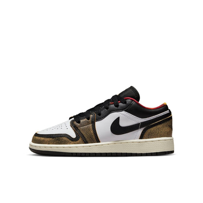 Air Jordan Grade School Retro 1 Low Se 'Wear Away Yellow' Gs Sneakers