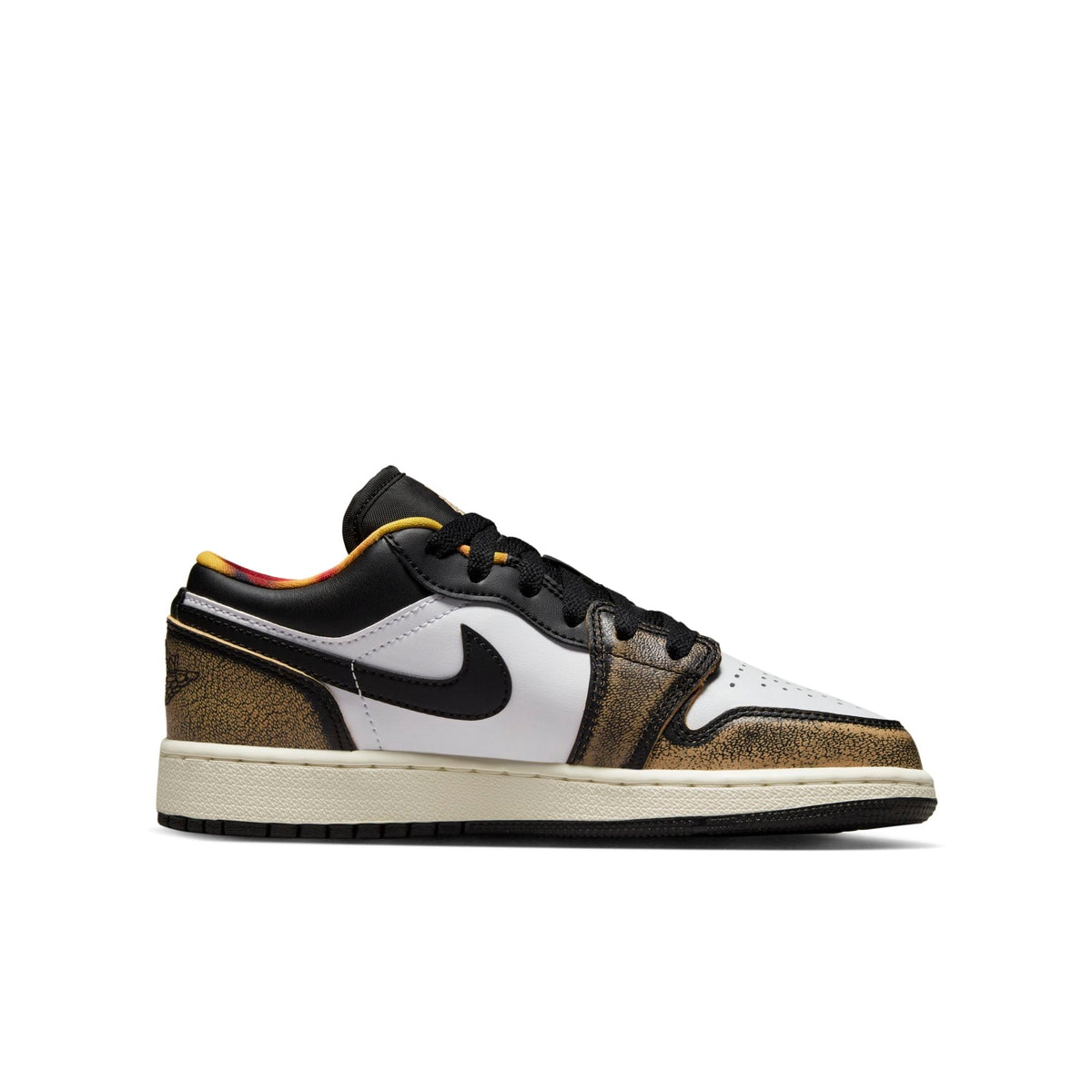 Air Jordan Grade School Retro 1 Low Se 'Wear Away Yellow' Gs Sneakers