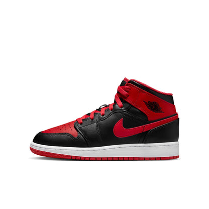 Air Jordan Grade School 1 Mid "Alternate Bred" Gs Sneakers