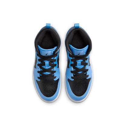 Air Jordan Preschool Retro 1 Mid 'University Blue Black Ps' (Ps)'