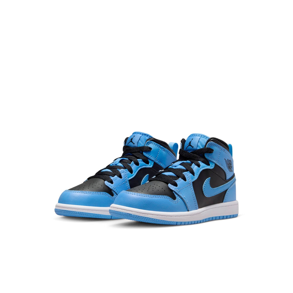 Air Jordan Preschool Retro 1 Mid 'University Blue Black Ps' (Ps)'