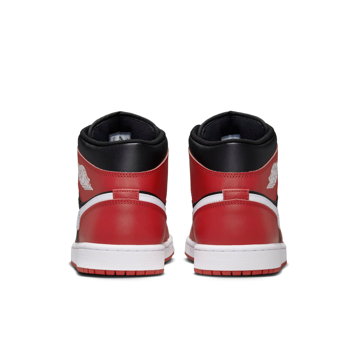 Air Jordan Men's Retro 1 Mid 'Gym Red Black White 2024' Sneakers