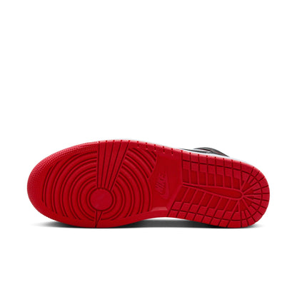 Air Jordan Men's Retro 1 Mid 'Gym Red Black Toe' Sneakers