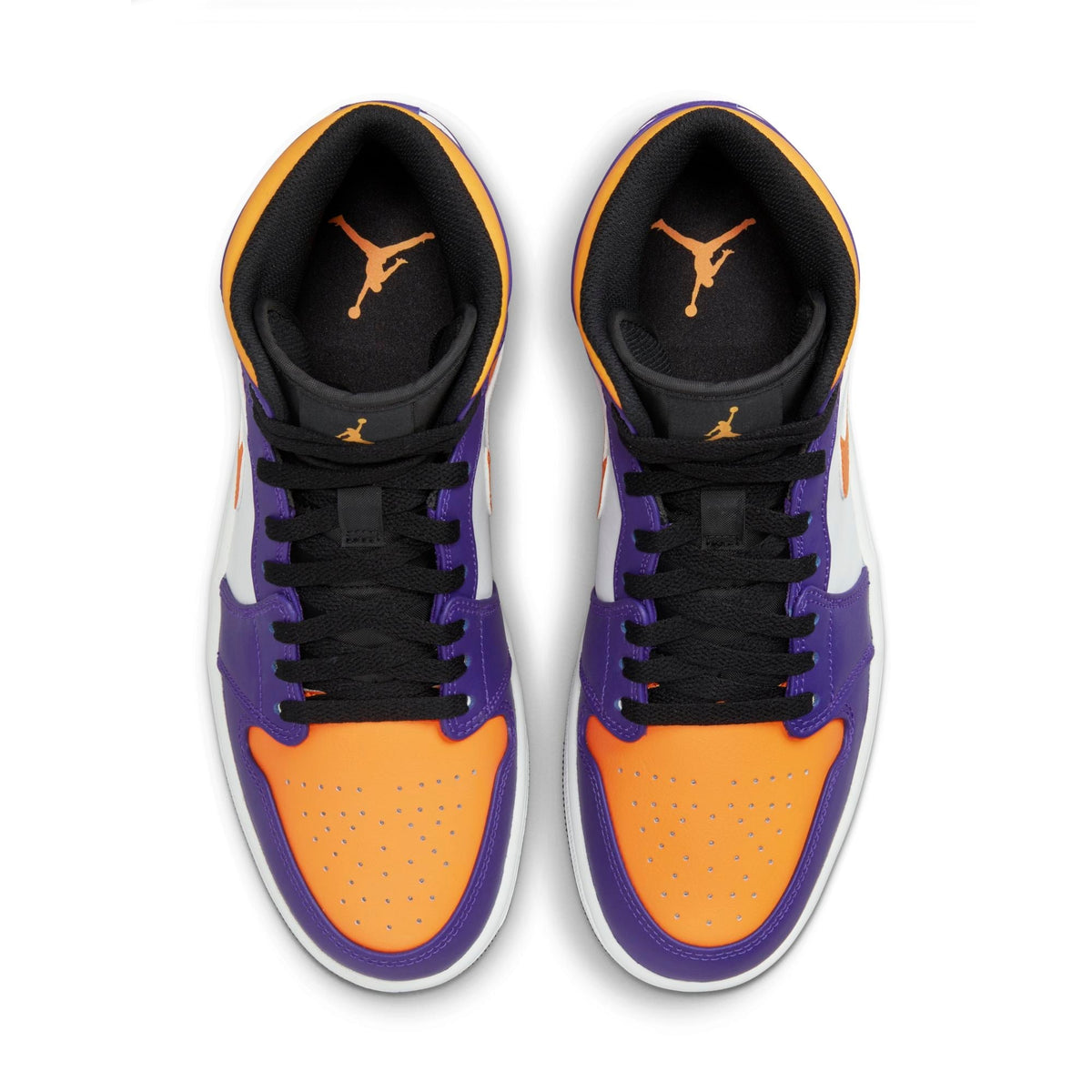 Air Jordan Men's Retro 1 Mid 'Lakers 2022' Sneakers