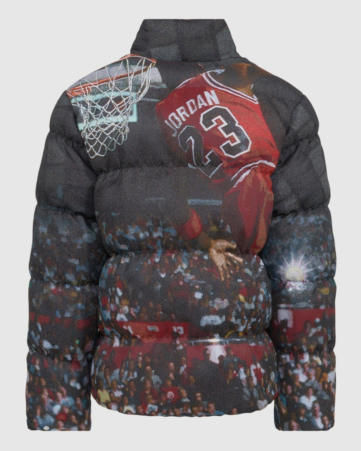 Air Jordan Men's X A Ma Maniere All Over Print Puffer Jacquard Down Fill Jacket