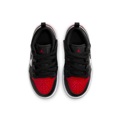 Air Jordan Preschool Retro 1 Low Alt 'White Red Black' Sneakers