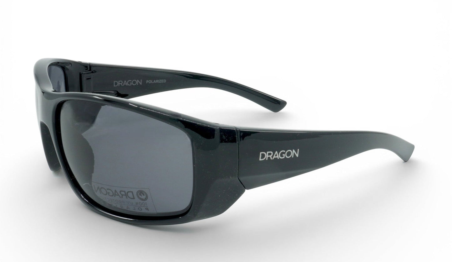 Dragon Unisex Rectangle Polarized Sunglasses - DRS1001-001