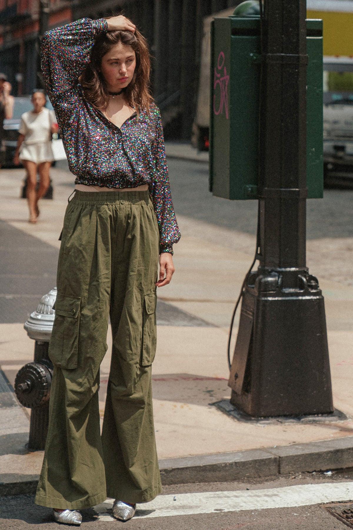 Freedom Calls Sequin Top