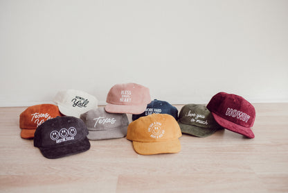 Frankie Jean Work Hard & Eat Lots Of Tacos Corduroy Cap