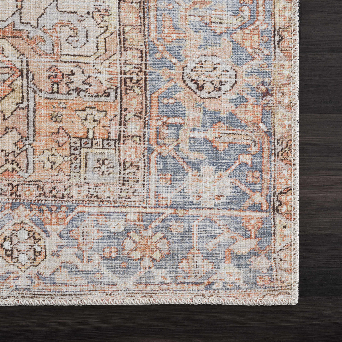 Eira Distressed Washable Rug - Clearance