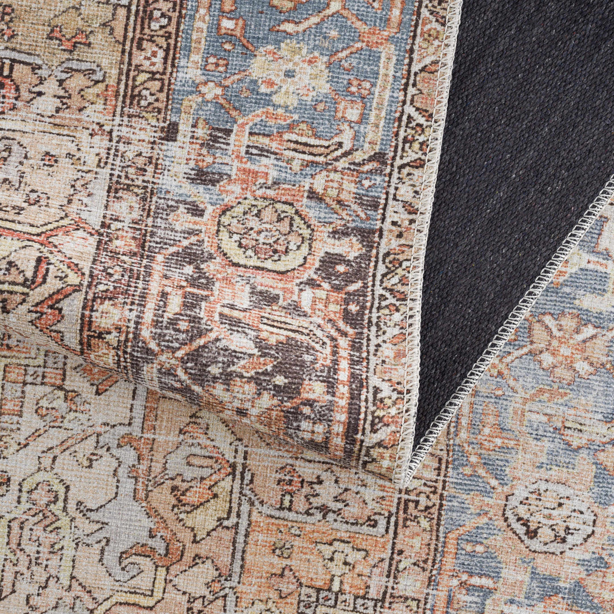 Eira Distressed Washable Rug - Clearance
