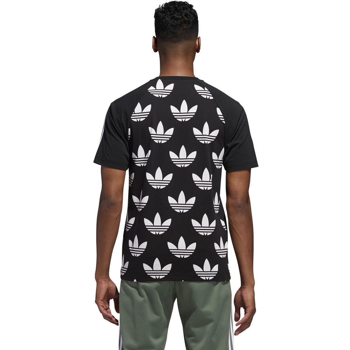 adidas Men's Originals B Sides Trefoil Black T-Shirt T-Shirts