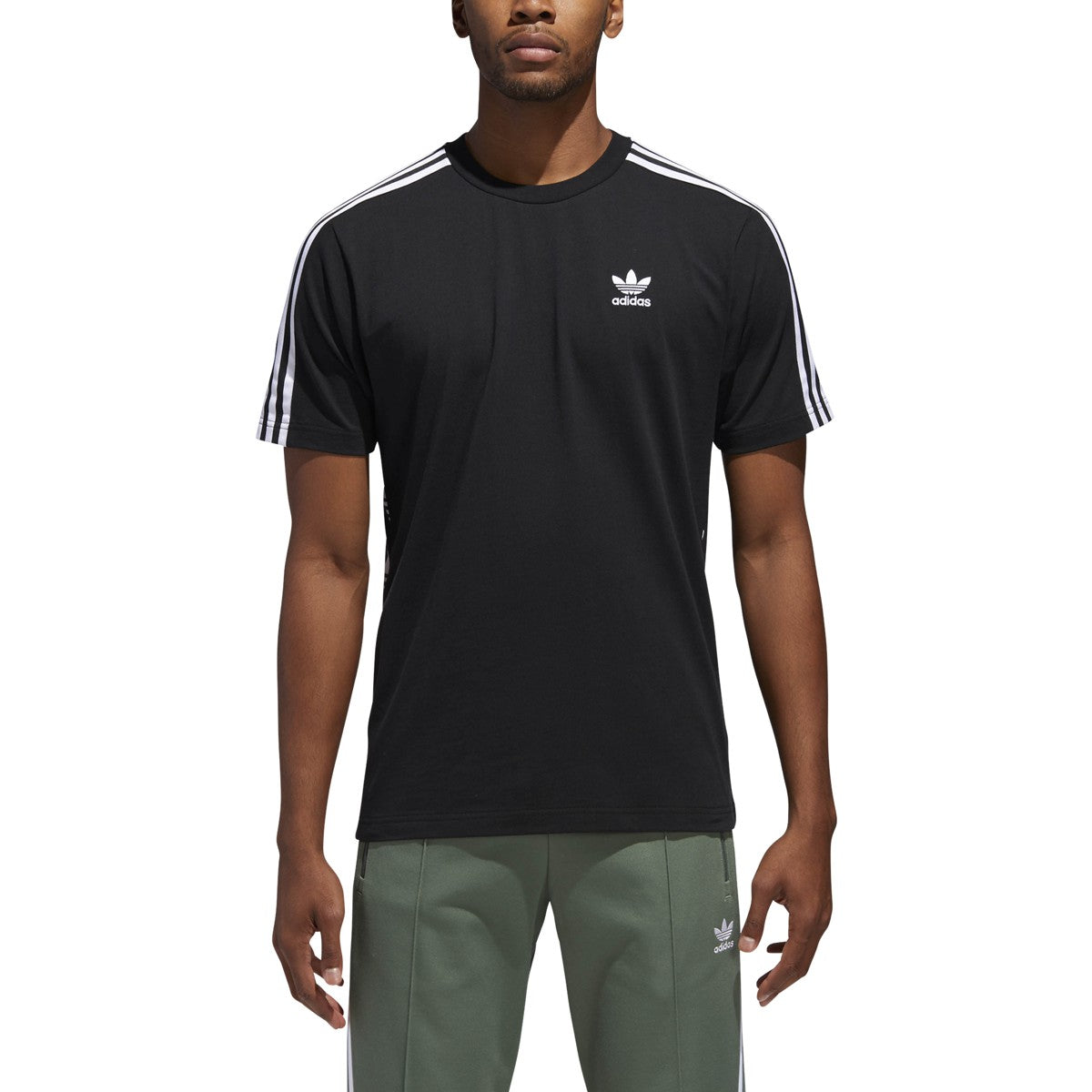 adidas Men's Originals B Sides Trefoil Black T-Shirt T-Shirts