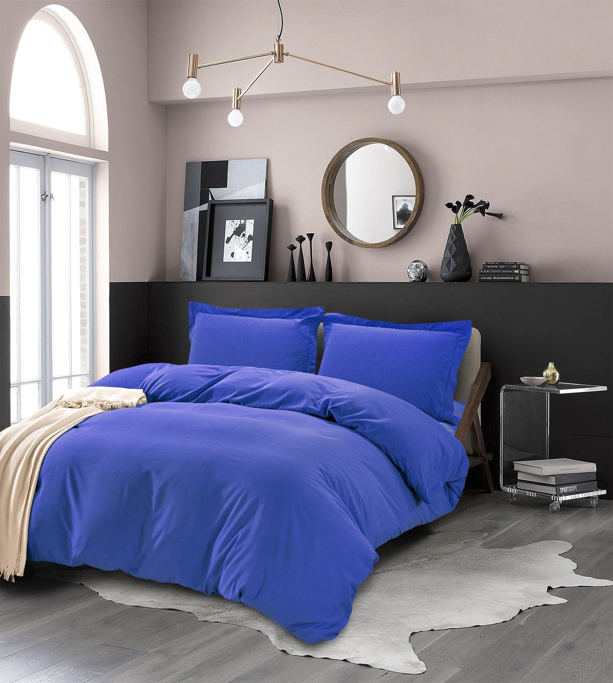 Elegant Comfort Essential 3-Piece Solid Duvet Cover Set