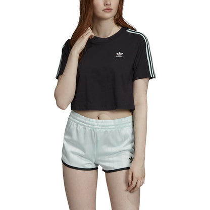 adidas Women's 3-Stripes Cropped Tee