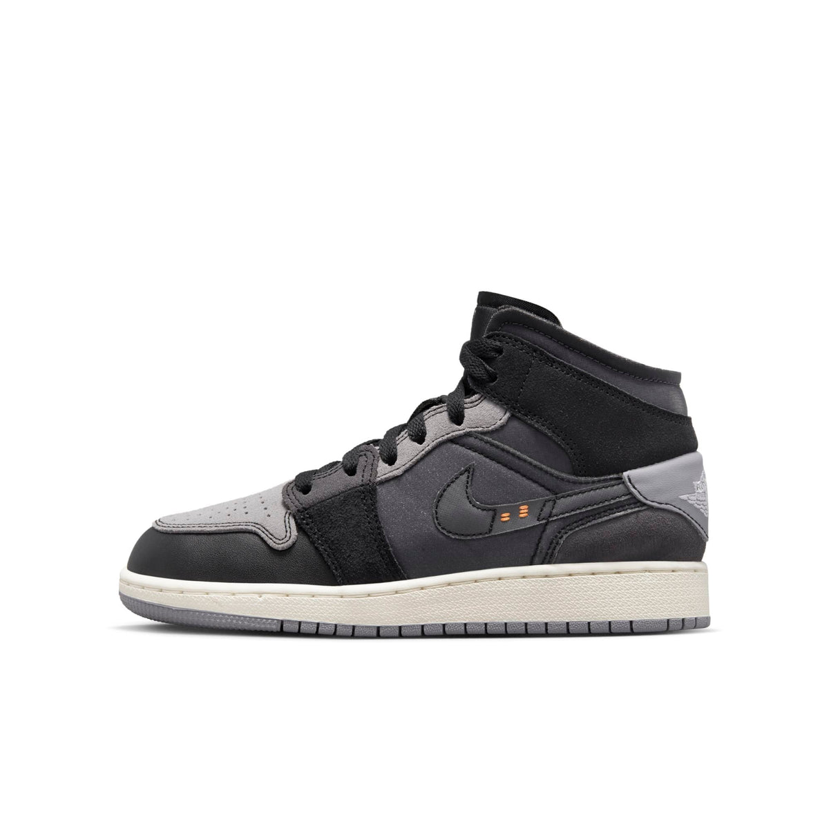 Air Jordan Youth Retro 1 Mid 'Craft Inside Out Black' Gs Sneakers