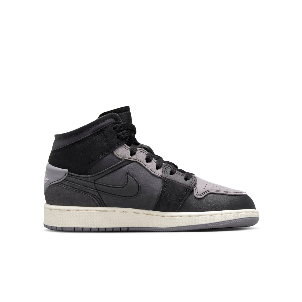Air Jordan Youth Retro 1 Mid 'Craft Inside Out Black' Gs Sneakers
