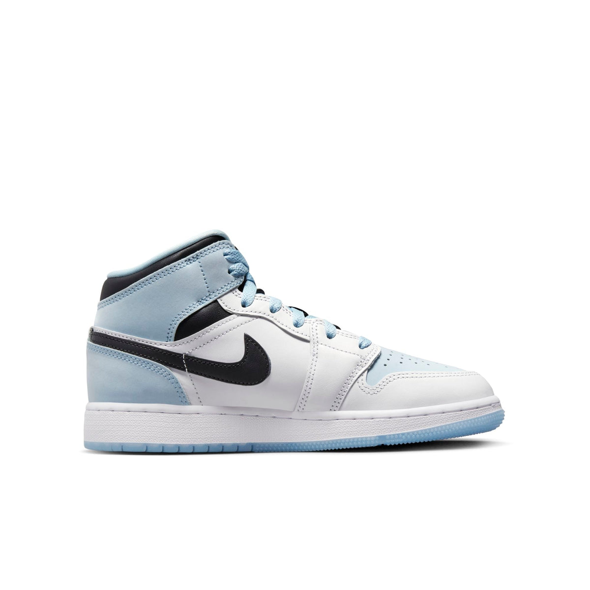 Air Jordan Grade School Retro 1 Mid Se 'Ice Blue 2023' Gs Sneakers
