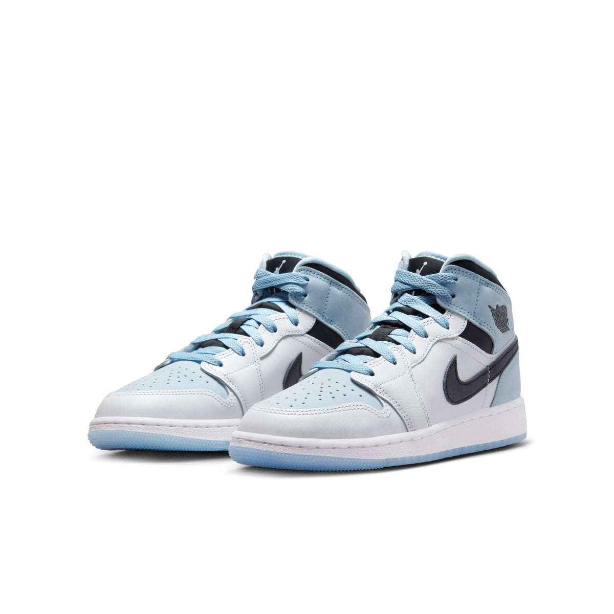 Air Jordan Grade School Retro 1 Mid Se 'Ice Blue 2023' Gs Sneakers