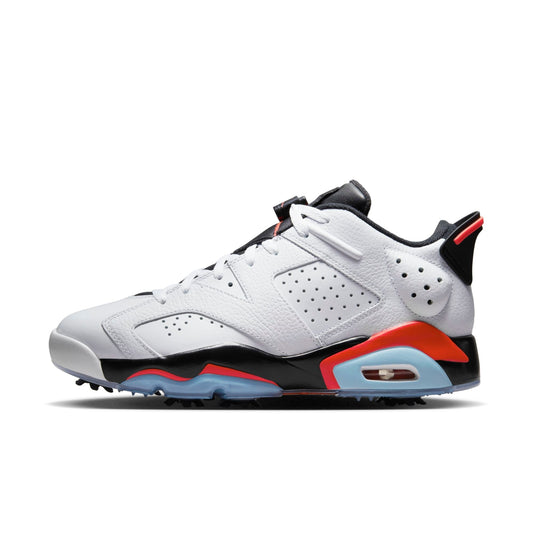 Air Jordan Men's Retro 6 Low Golf 'White Infrared' Sneakers