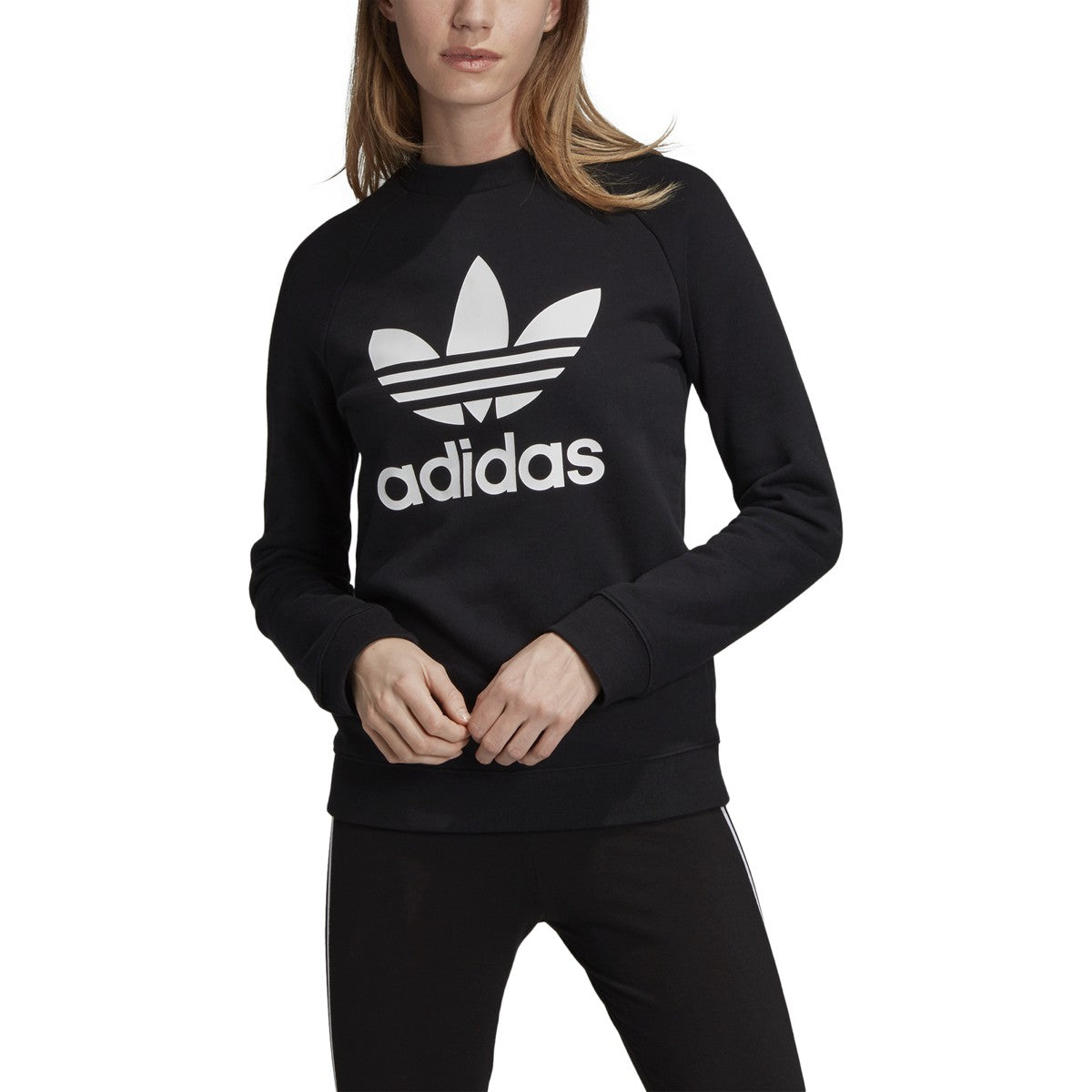 adidas Women's Originals Trefoil Crewneck Sweatshirt
