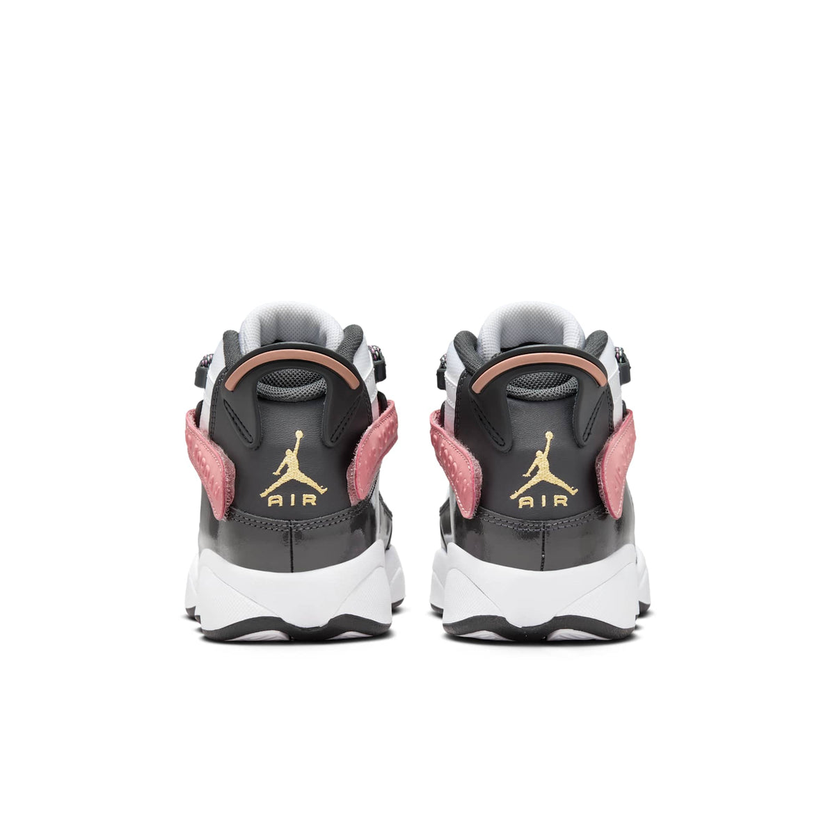 Air Jordan Grade School 6 Rings 'White Red Stardust Vapor Green Anthracite Gs' Sneakers