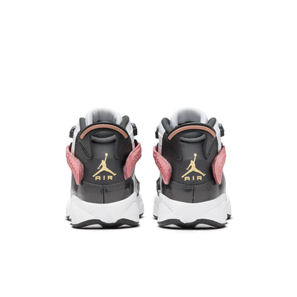 Air Jordan Grade School 6 Rings 'White Red Stardust Vapor Green Anthracite Gs' Sneakers