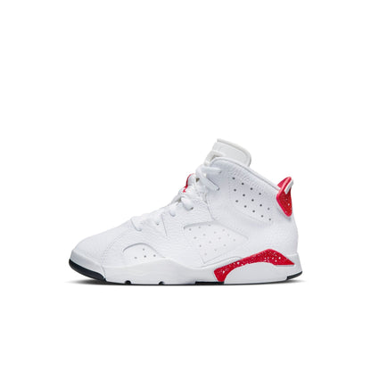 Air Jordan Preschool Retro 6 Ps 'Red Oreo' Sneakers