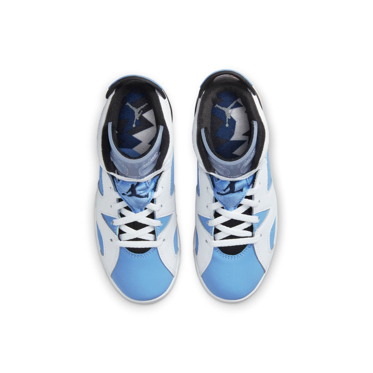 Air Jordan Preschool Retro 6 Ps 'Unc White' Sneakers