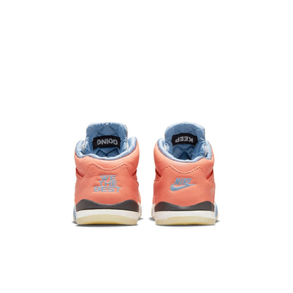 Air Jordan Toddlers Retro 5 'Dj Khaled We The Best Crimson Bliss' Td Sneakers