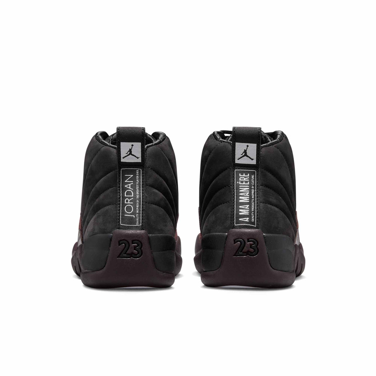 Air Jordan Women's Retro 12 Sp 'A Ma Maniére Black' Sneakers