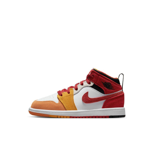 Air Jordan Preschool Retro 1 Mid Se Ps 'Picnic' Sneakers