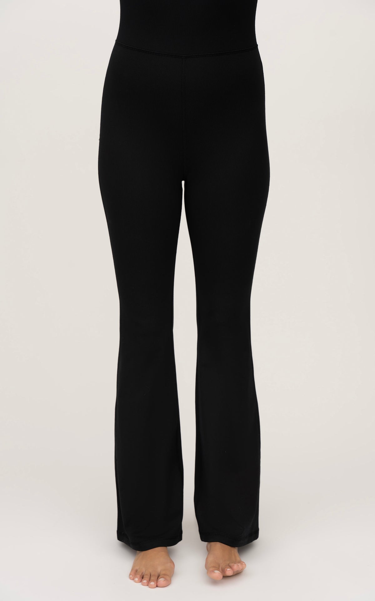 90 Degree by Reflex Illusion Ribbed Flare Jumpsuit