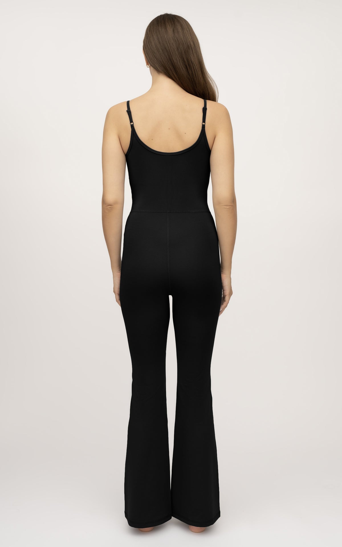 90 Degree by Reflex Illusion Ribbed Flare Jumpsuit