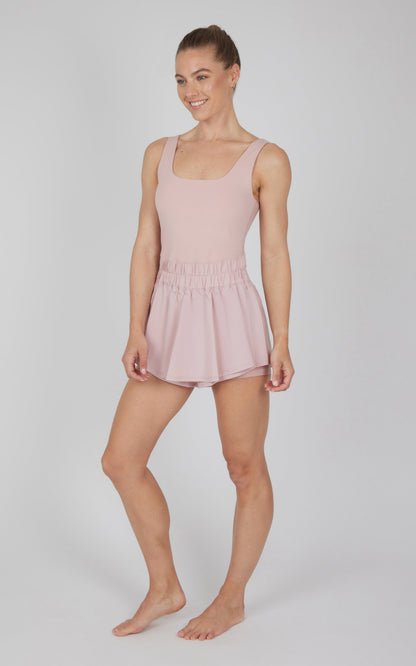 90 Degree by Reflex Lux Hybrid Skort Romper
