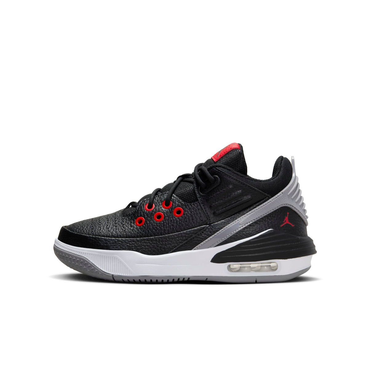 Air Jordan Grade School Max Aura 5 'Black Cement' Sneakers
