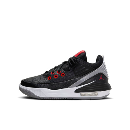 Air Jordan Grade School Max Aura 5 'Black Cement' Sneakers